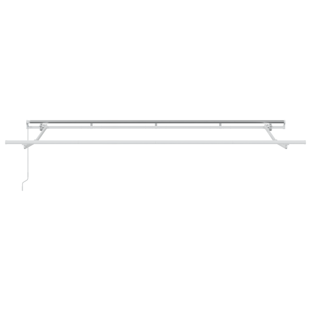 Produktbild för Utfällbar markis Kräm 400 x 200 cm tyg
