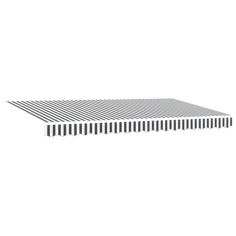 Produktbild för Utfällbar markis Antracit 400 x 200 cm tyg