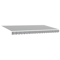 Produktbild för Utfällbar markis Antracit 400 x 200 cm tyg