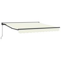 Produktbild för Markisram Kräm 300 x 250 cm Polyester med PU-beläggning
