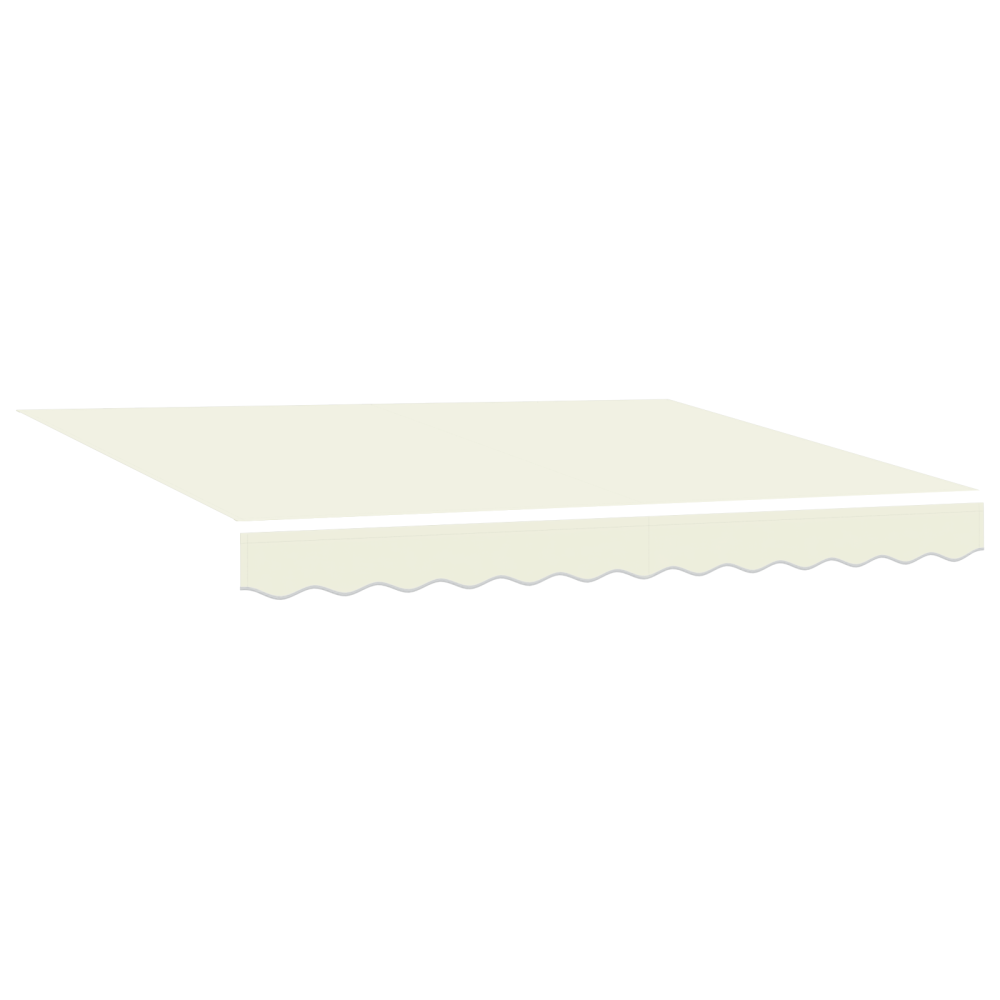 Produktbild för Markisram Kräm 300 x 250 cm Polyester med PU-beläggning