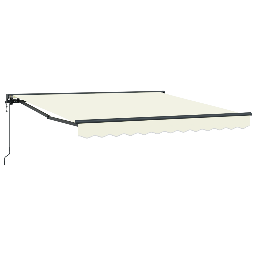 Produktbild för Markisram Kräm 300 x 250 cm Polyester med PU-beläggning