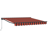 Produktbild för Markisram Orange och Svart 300 x 250 cm