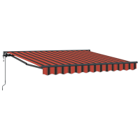 Produktbild för Markisram Orange och Svart 300 x 250 cm