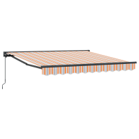 Produktbild för Markisram Blå och Orange 300 x 250 cm