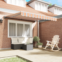 Produktbild för Markisram Blå och Orange 300 x 250 cm