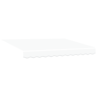 Produktbild för Markisram Vit 300 x 250 cm Polyester med PU-beläggning