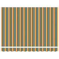 Produktbild för Markisram Grön och Gul 300 x 250 cm Polyester med PU-beläggning
