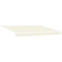 Produktbild för Markisram Kräm 400 × 300 cm Polyester med PU-beläggning