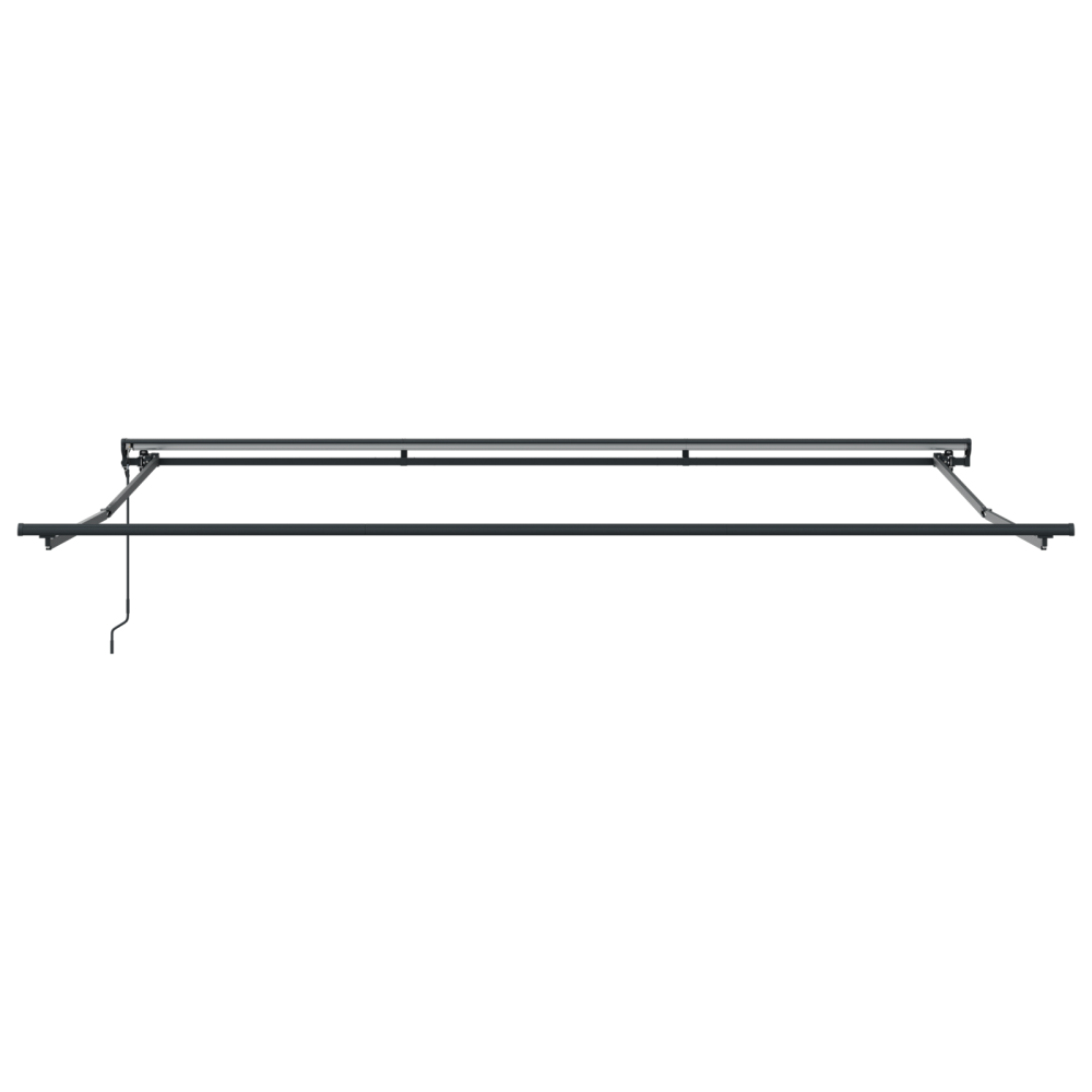Produktbild för Markisram Antracit 400 × 300 cm Polyester med PU-beläggning