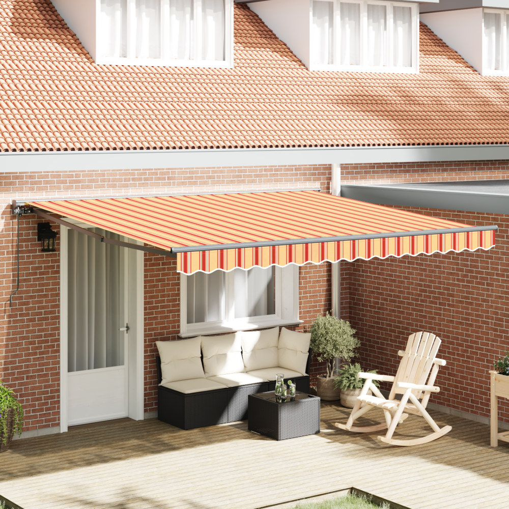 Produktbild för Markisram Flerfärgsdesign 400 × 300 cm