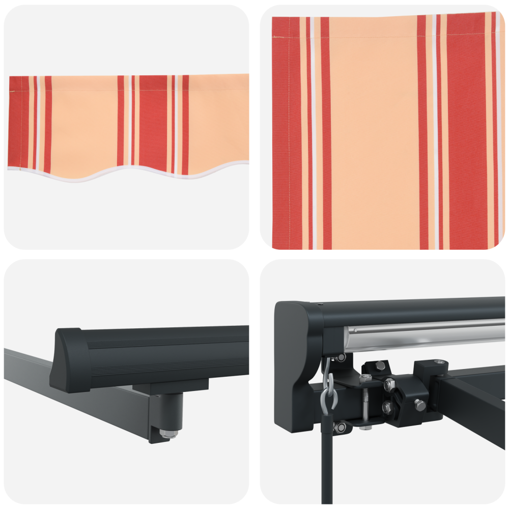 Produktbild för Markisram Flerfärgsdesign 400 × 300 cm