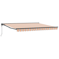 Produktbild för Markisram Blå och Orange 400 × 300 cm
