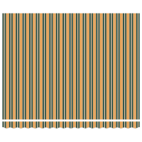 Produktbild för Markisram Grön och Gul 400 × 300 cm Polyester med PU-beläggning