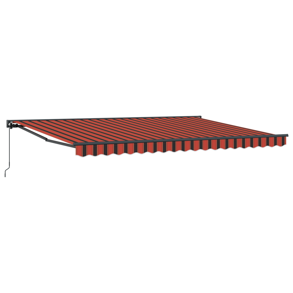 Produktbild för Markisram Orange och Svart 450 × 300 cm