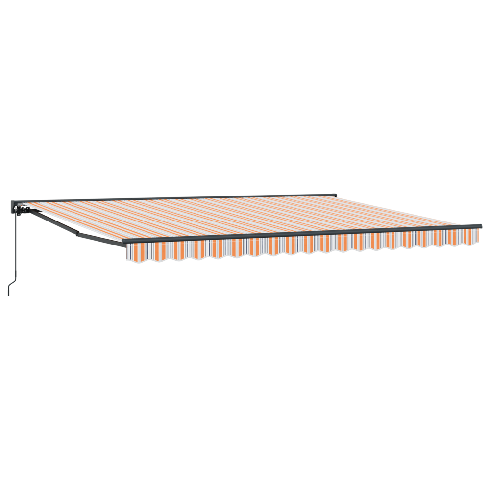 Produktbild för Markisram Blå och Orange 450 × 300 cm