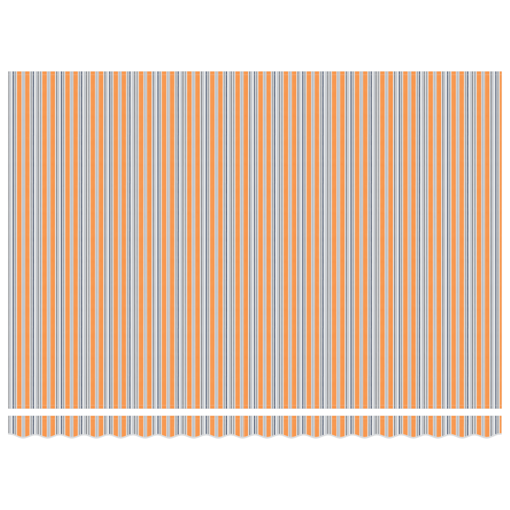 Produktbild för Markisram Blå och Orange 450 × 300 cm
