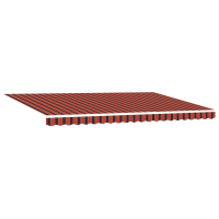Produktbild för Markisram Orange och Svart 500 × 300 cm
