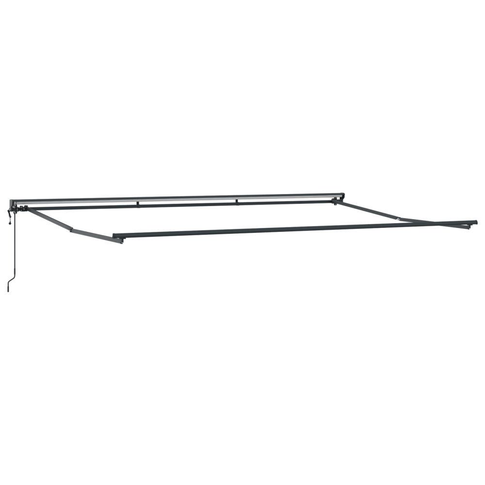 Produktbild för Markisram Grön och Gul 500 × 300 cm Polyester med PU-beläggning