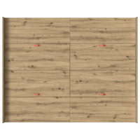 Produktbild för Förvaringssängram Artisan Ek 135 x 190 cm Konstruerat trä