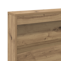 Produktbild för Förvaringshuvudgavel Artisan Ek 160 cm Konstruerat trä