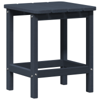 Produktbild för Trädgård loungemöbler 3 pcs Mörkblå HDPE