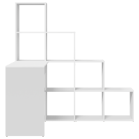 Produktbild för Hörnskrivbord Vit 101,5 x 149,5 x 149,5 cm Konstruerat trä