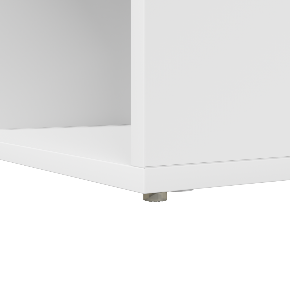 Produktbild för Hörnskrivbord Vit 101,5 x 149,5 x 149,5 cm Konstruerat trä