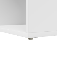 Produktbild för Hörnskrivbord Vit 101,5 x 149,5 x 149,5 cm Konstruerat trä