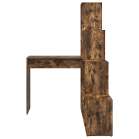 Produktbild för Hörnskrivbord Rökt ek 101,5 x 149,5 x 149,5 cm Konstruerat trä