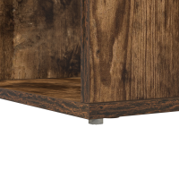 Produktbild för Hörnskrivbord Rökt ek 101,5 x 149,5 x 149,5 cm Konstruerat trä