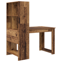 Produktbild för Skrivbord Gammalt trä 122 x 67 x 145 cm Konstruerat trä