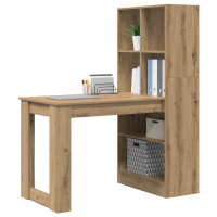 Produktbild för Skrivbord Artisan Ek Konstruerat trä 122 x 67 x 145 cm