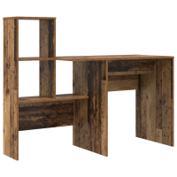 Produktbild för Skrivbord Gammalt trä 131,5 x 50 x 106,5 cm Konstruerat trä