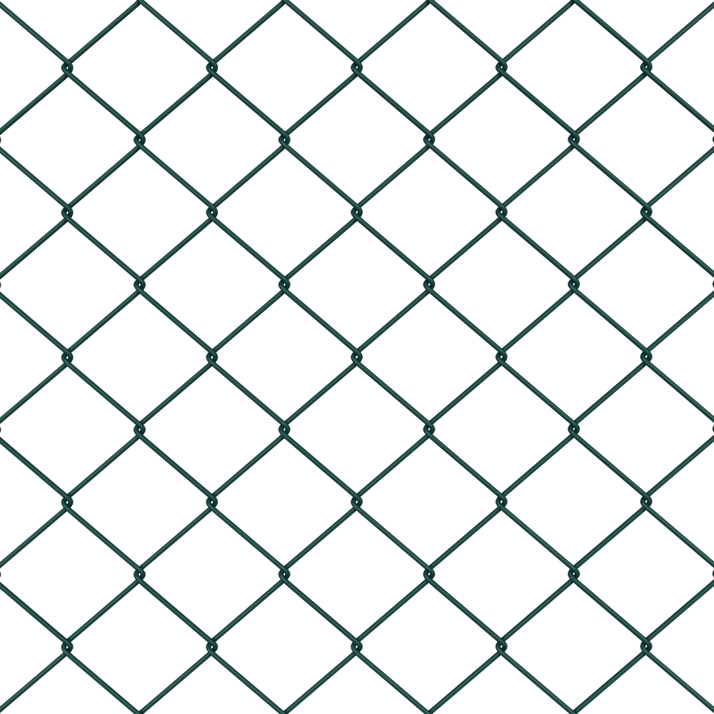 Produktbild för Utomhus kedjesträngsza med piggar 10 x 1,2 m PVC-belagda stål
