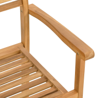 Produktbild för Stol 6 pcs Brun 56 x 55 x 90.5 cm Massivt teakträ