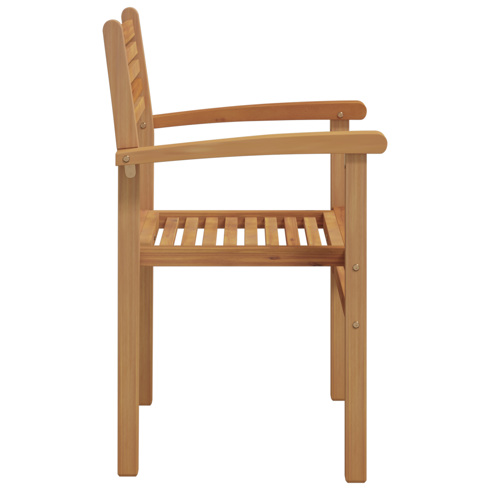 Produktbild för Stol 8 pcs Brun 56 x 55 x 90.5 cm Massivt teakträ