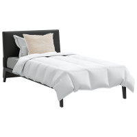 Produktbild för Vinter Täcke med kudde 2 pcs Vit Dunfjäder