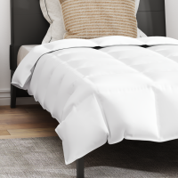 Produktbild för Sommar Duvet med kudde 2 pcs Vit Dunfjäder