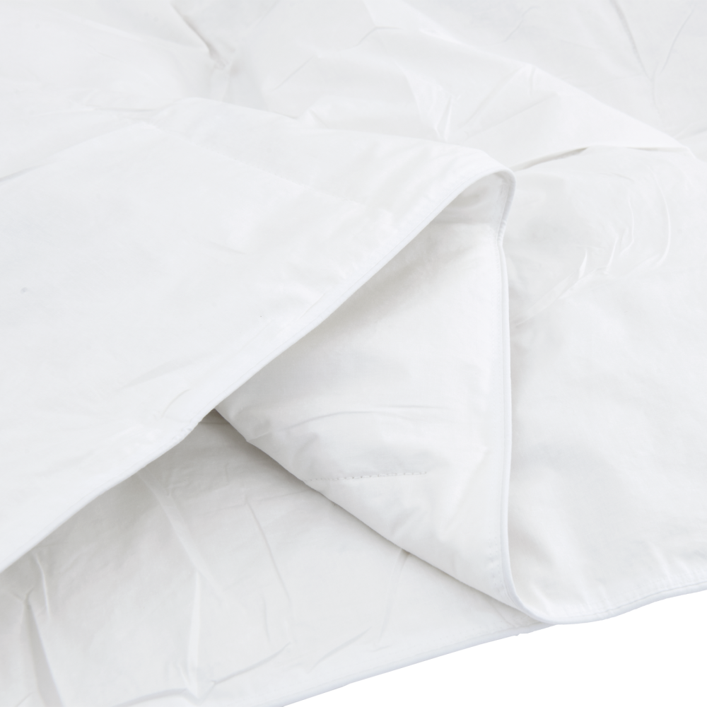 Produktbild för Sommar Duvet med kudde 2 pcs Vit Dunfjäder