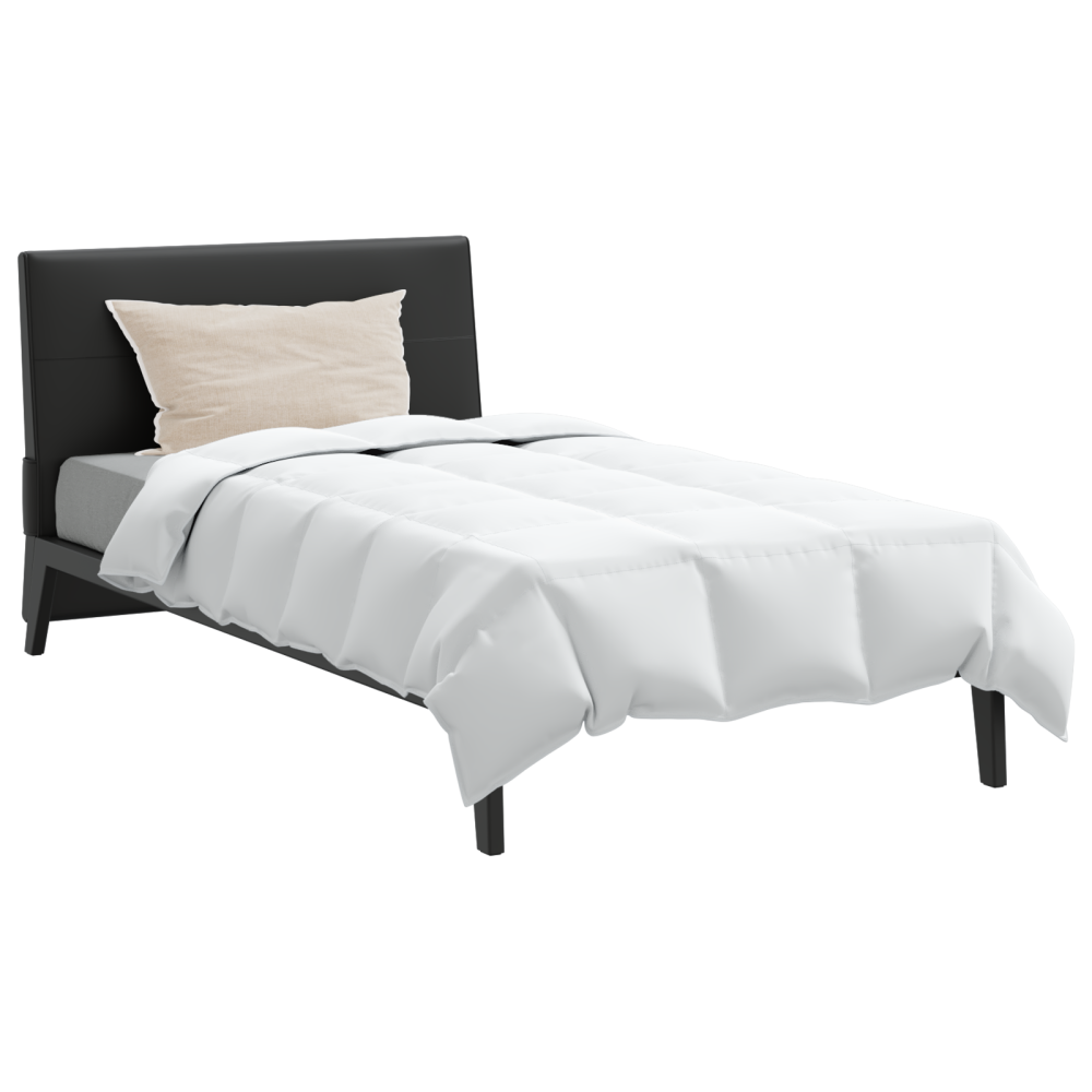 Produktbild för Sommar Duvet med kudde 2 pcs Vit Dunfjäder