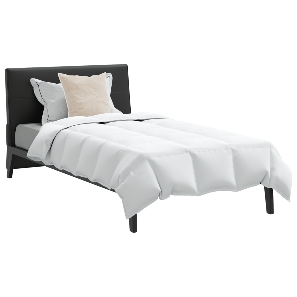 Produktbild för Sommar Duvet med kudde 2 pcs Vit Dunfjäder