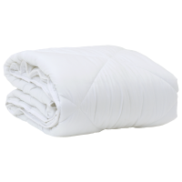 Produktbild för Året runt duvet med kudde 2 pcs Vit Mikrofiber