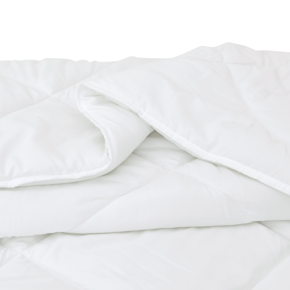 Produktbild för Året runt duvet med kudde 2 pcs Vit Mikrofiber