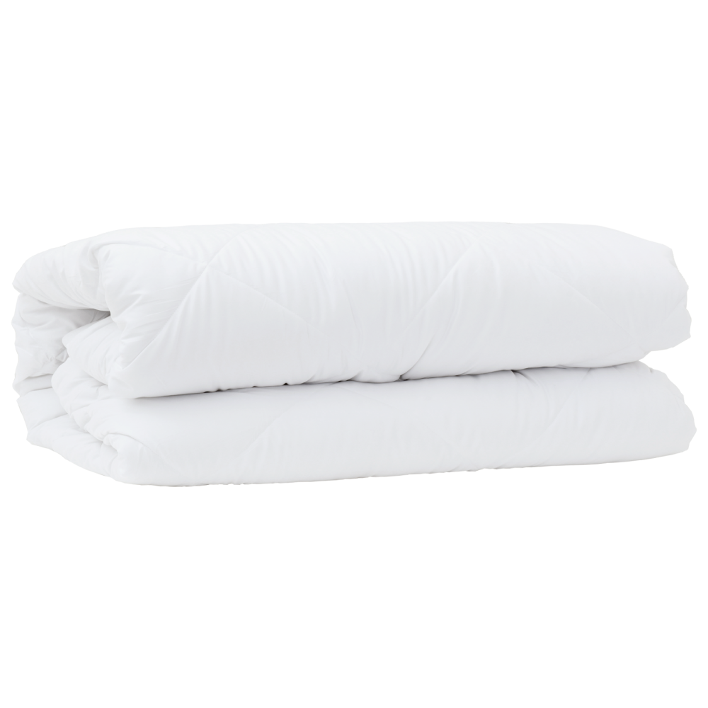 Produktbild för Täckeset med kudde 2 pcs Vit Mikrofiber