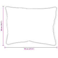 Produktbild för Täckeset med kudde 2 pcs Vit Mikrofiber