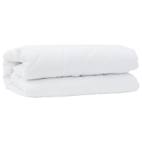 Produktbild för Täckeset med kudde 2 pcs Vit Mikrofiber