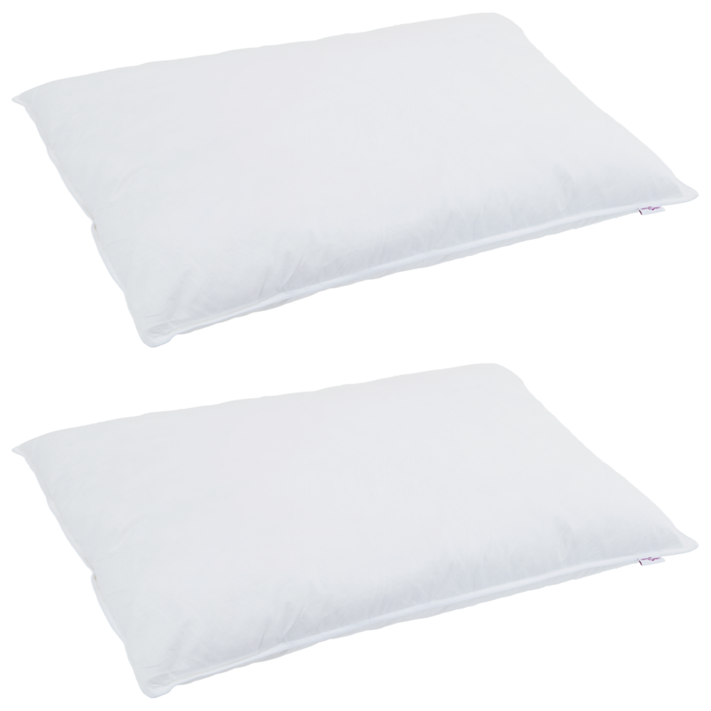 Produktbild för Täckeset med kudde 3 pcs Vit Dunfjäder