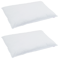 Produktbild för Täckeset med kudde 3 pcs Vit Dunfjäder