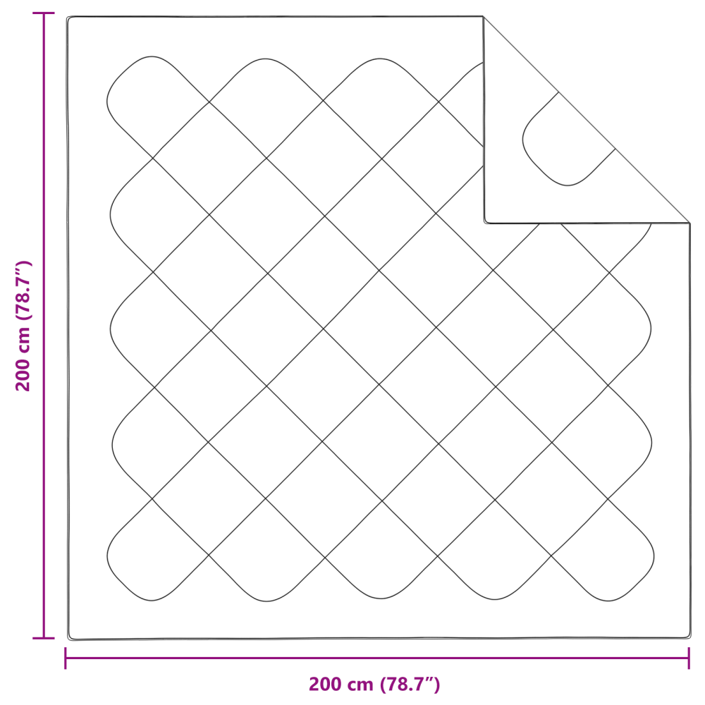 Produktbild för All-säsong Duvet med kudde 3 pcs Vit Mikrofiber